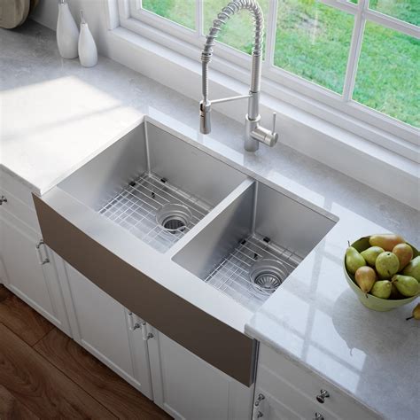 double stainless steel sink for 33 inch cabinet|stainless undermount sink single 33.